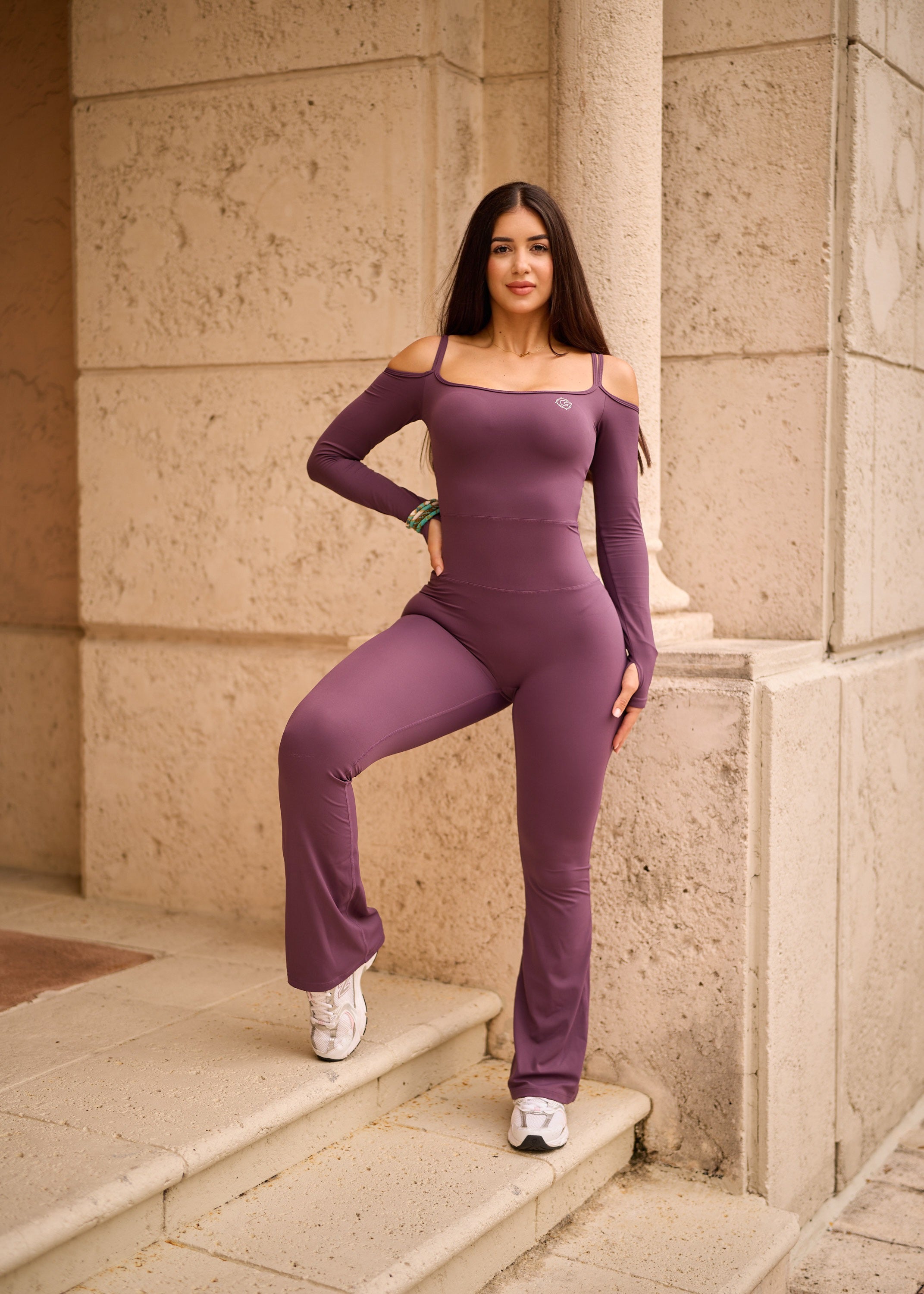City Off Shoulder Jumpsuit