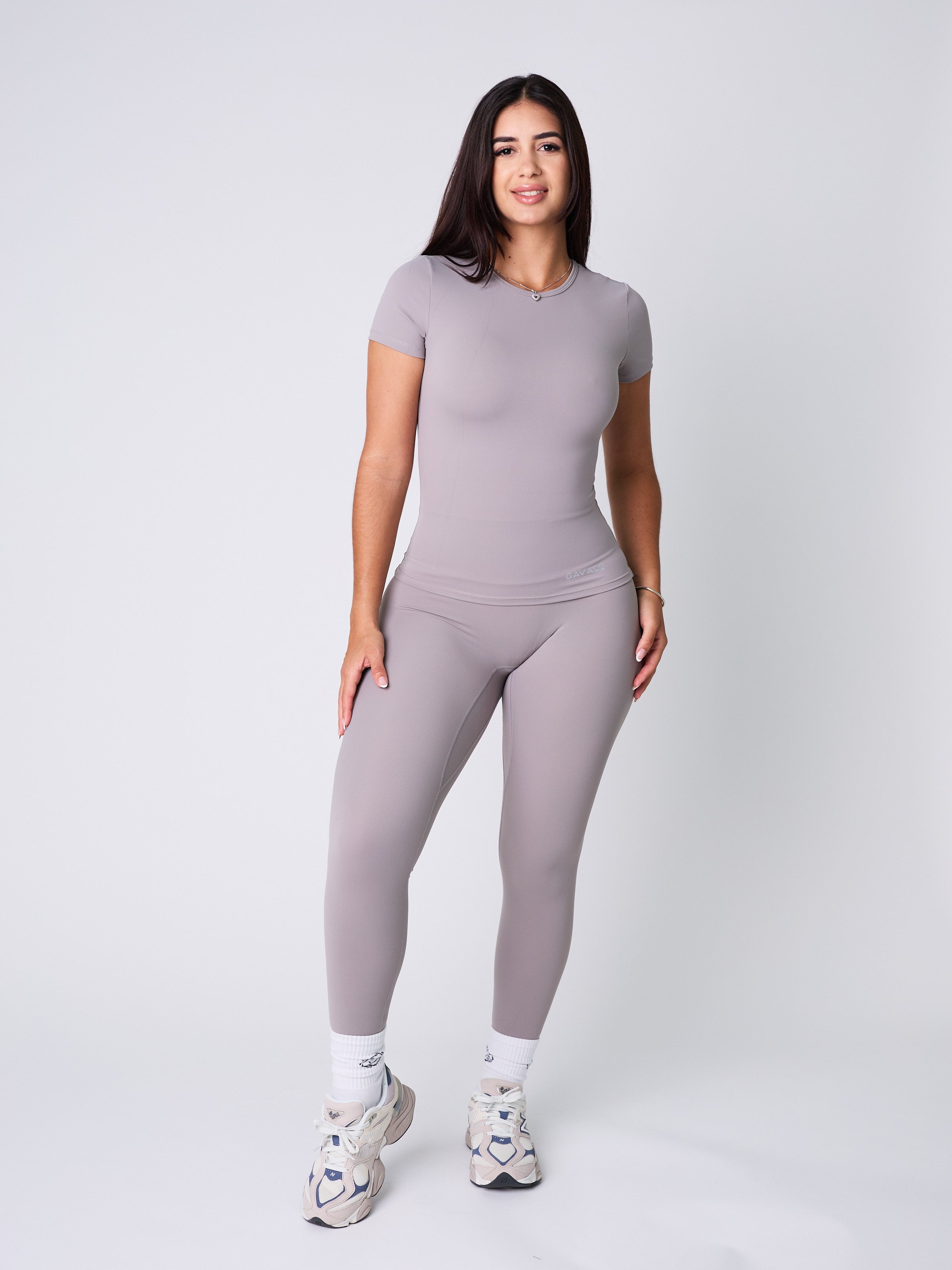 Run Short Sleeve top  and Leggings set