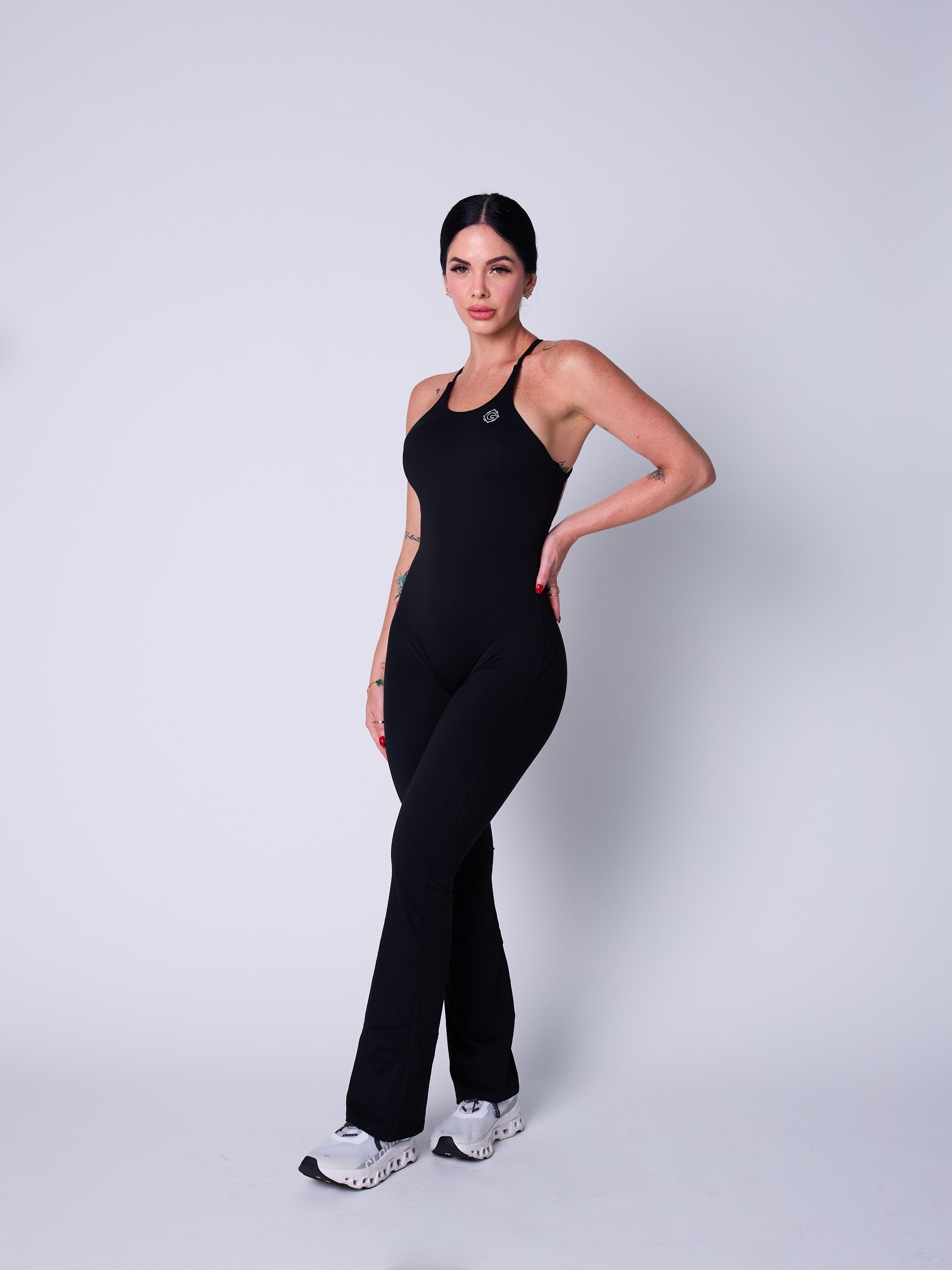 Demure Flare Jumpsuit