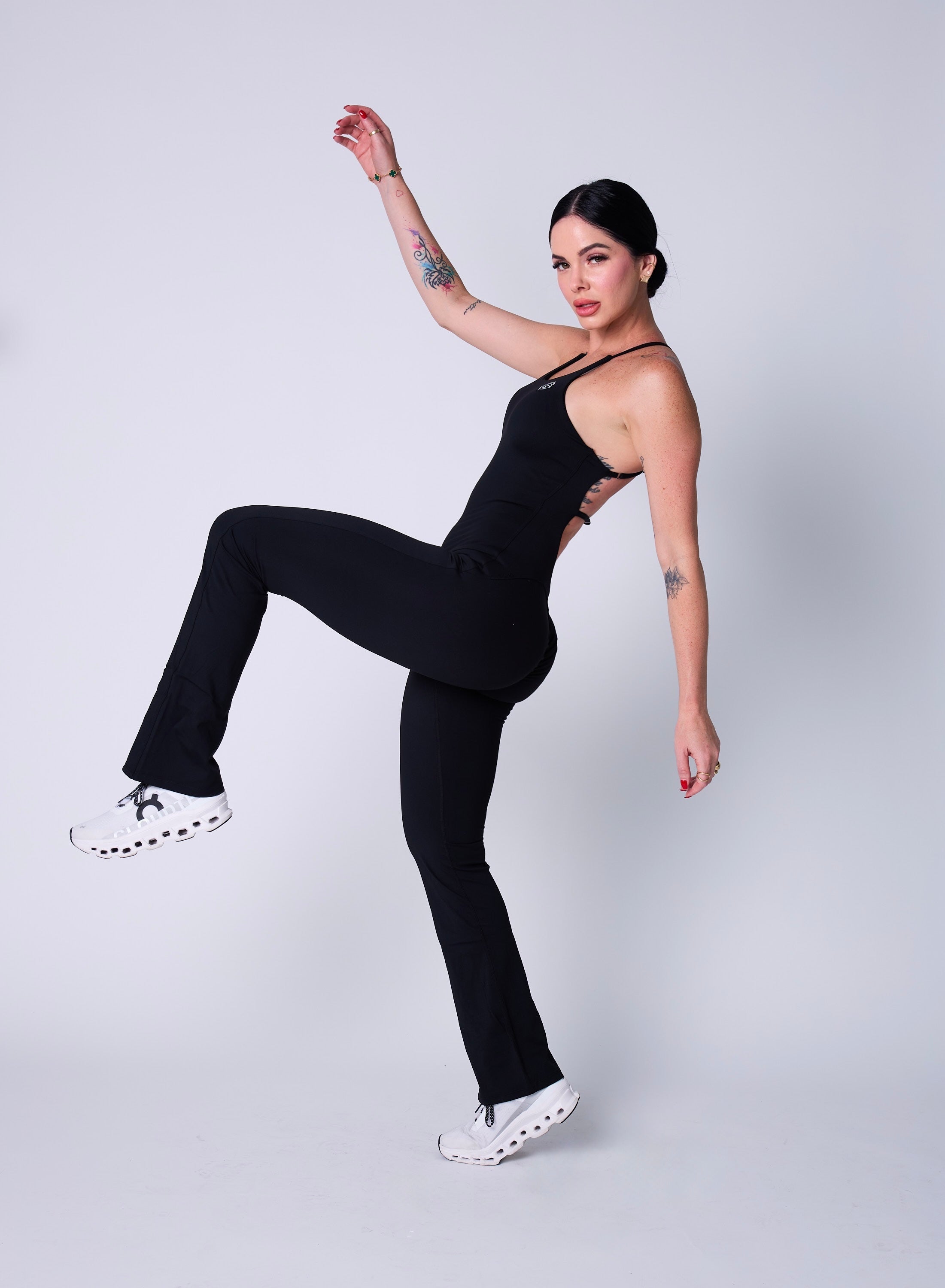 Demure Flare Jumpsuit